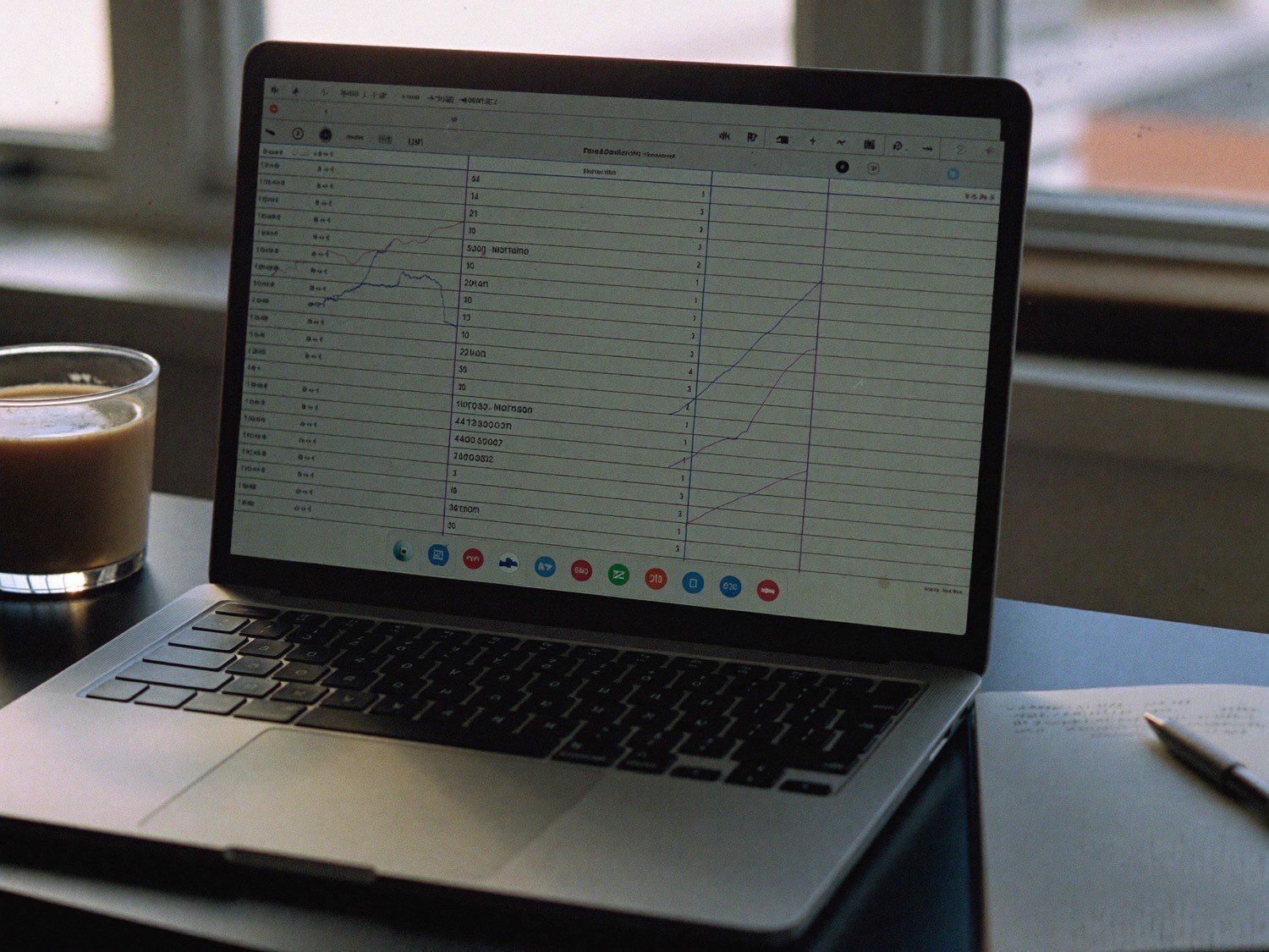 A laptop running an automation that clears repetitive admin